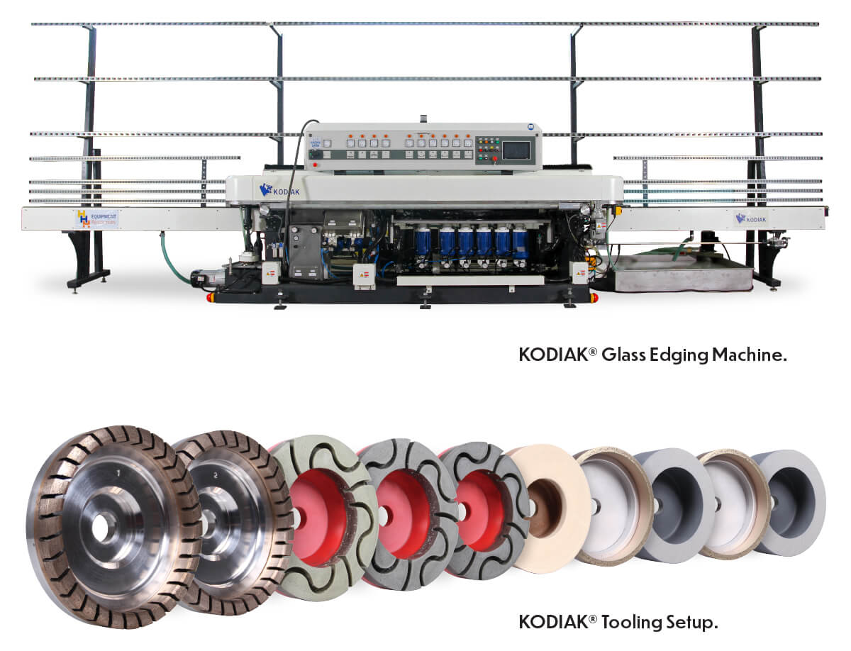 KODIAK® Glass Edging Machines and Tooling Setups