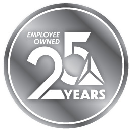 Proudly employee-owned for 25 years.